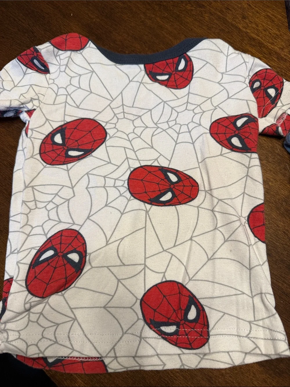Spider-Man Kids Pajama Set - Red, Blue, White size 4T